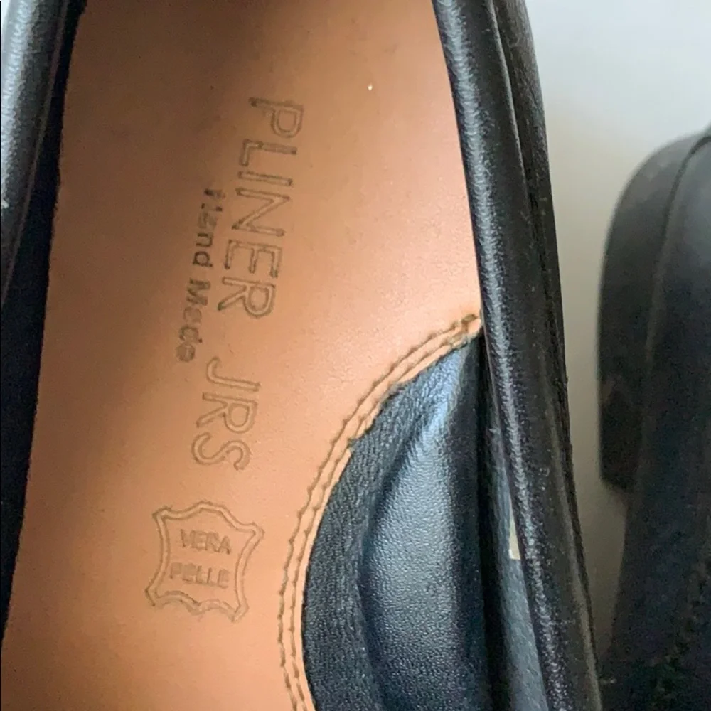 Kids hand made leather shoes